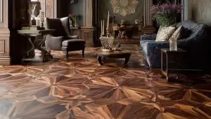 В чем разница между маркетри и интарсией при изготовлении художественного паркета?