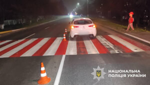 ДТП на пішохідному переході в Василькові - травмована літня жінка 