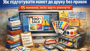 Як підготувати макет до друку без правок: 15 помилок, яких варто уникнути