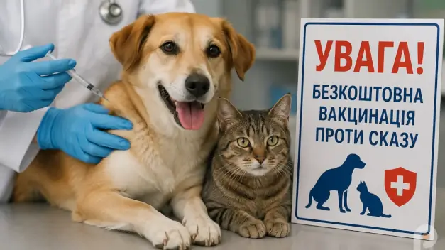 У Василькові та громаді безкоштовно вакцинуватимуть собак і котів проти сказу